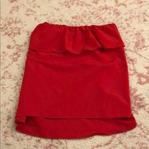 Free people strapless blouse